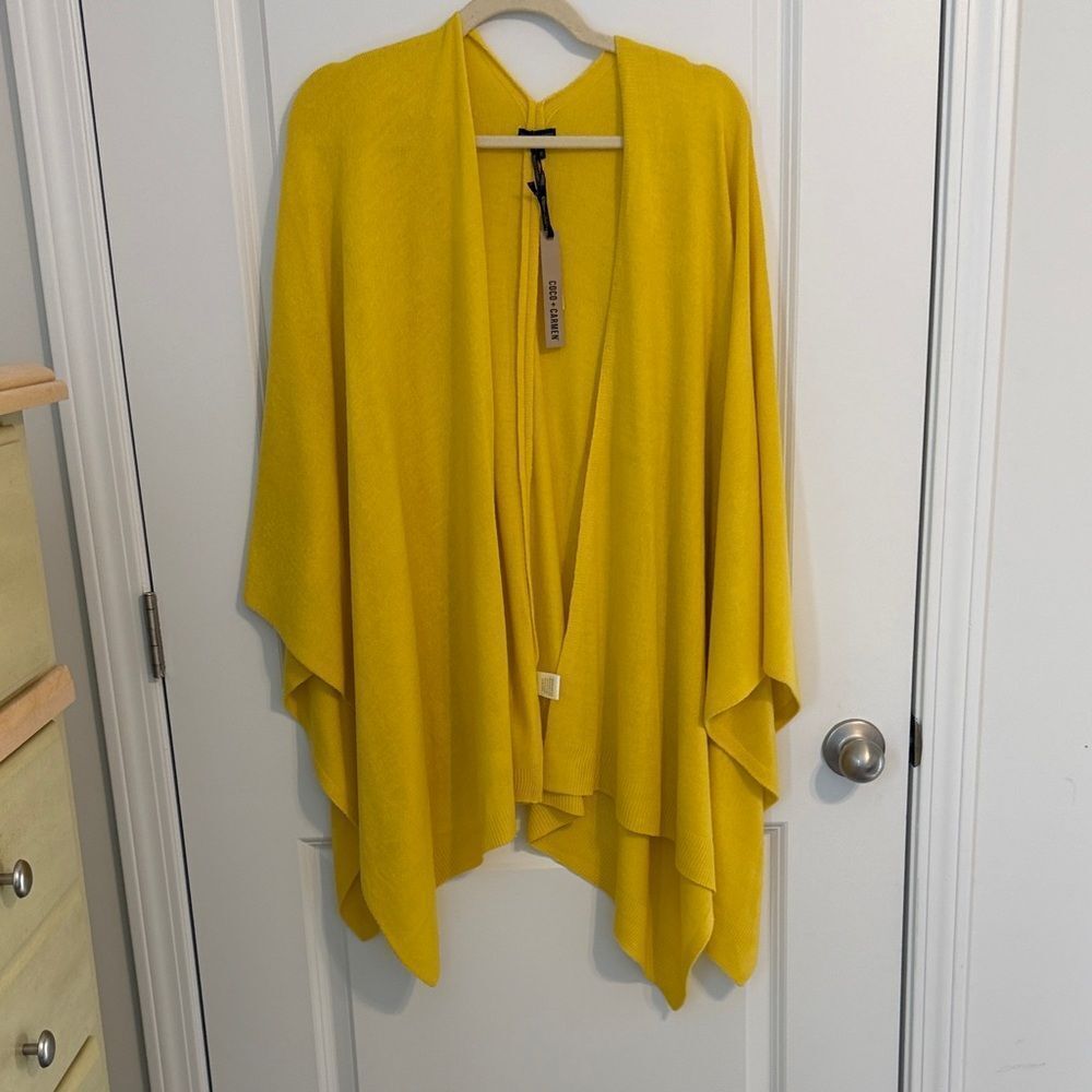 Coco + Carmen Vibrant Yellow Women's Poncho